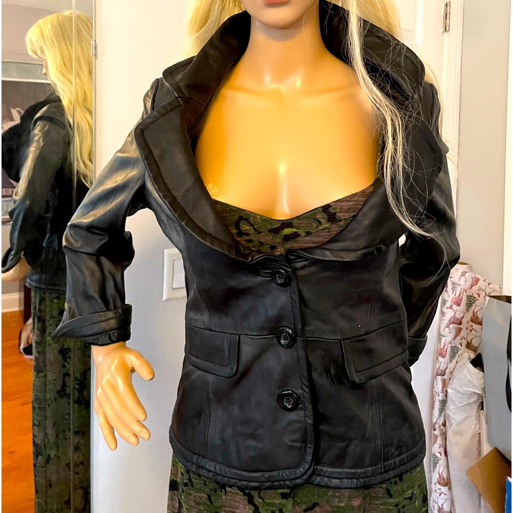 Sexy leather Jacket